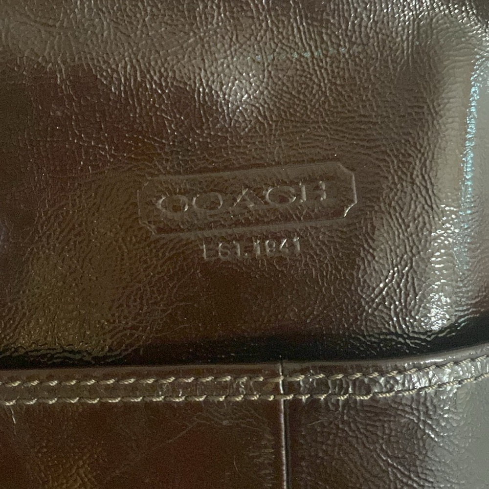 Coach Soho Dark Plum Vintage Leather Bag - Picture 11 of 15